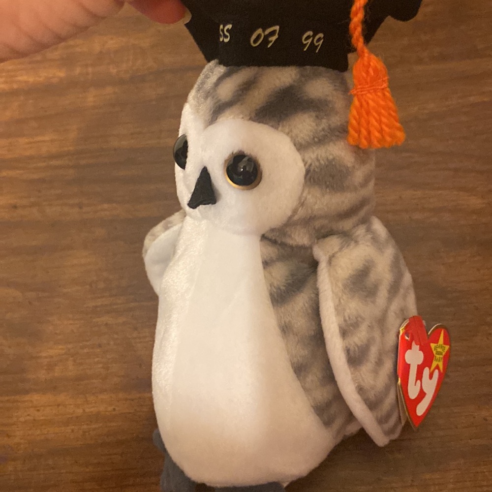 💜5/$16 💜 Rare NWT 1999 Wiser Beanie Baby! - Picture 4 of 8